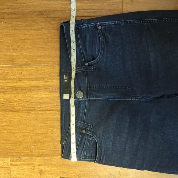 Kut from the Kloth High Rise Connie Fab Ab Ankle Skinny Jeans Dark Wash - Picture 3 of 10